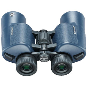 Bushnell 12x42mm H2O Binocular - Dark Blue Porro WP/FP Twist Up Eyecups - TRAPSKI