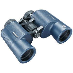 Bushnell 12x42mm H2O Binocular - Dark Blue Porro WP/FP Twist Up Eyecups - TRAPSKI