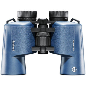 Bushnell 12x42mm H2O Binocular - Dark Blue Porro WP/FP Twist Up Eyecups - TRAPSKI
