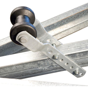 C.E. Smith 4" Adjustable Keel Roller Assembly f/2" Tongue - Black - TRAPSKI