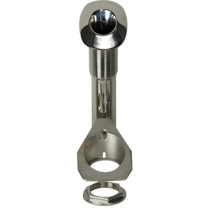 C.E. Smith 70 Series Screwless Flush Mount Rod Holder - 30 Degree - Stainless Steel - Cast Bottom - Black Liner - Boxed - TRAPSKI