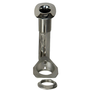 C.E. Smith 80 Series Screwless Flush Mount Rod Holder - 15 Degree - Stainless Steel - Cast Bottom - Black Liner - TRAPSKI