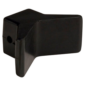 C.E. Smith Bow Y-Stop - 3" x 3" - Black Natural Rubber - TRAPSKI