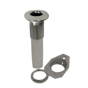 C.E. Smith Screwless Flush Mount Rod Holder - 0 Degree - Black Liner - No Logo [53676] - TRAPSKI