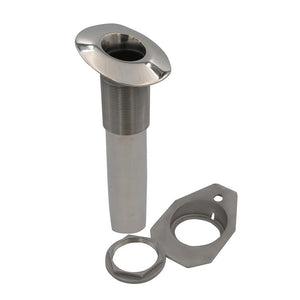 C.E. Smith Screwless Flush Mount Rod Holder - 15 Degree - Black Liner - No Logo [53677] - TRAPSKI