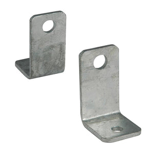 C.E. Smith Side Angle "L" Bracket - Pair - Galvanized - TRAPSKI