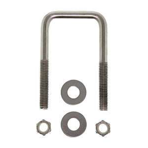C.E. Smith Zinc U-Bolt 7/16"-14 X 3-1/8" X 3" w/Washers Nuts - Square - TRAPSKI