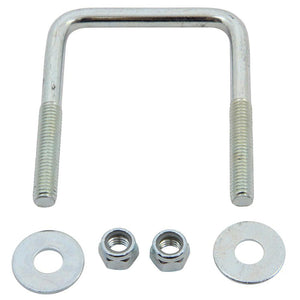 C.E. Smith Zinc U-Bolt 7/16"-14 X 3-1/8" X 4" w/Washers Nuts - Square - TRAPSKI