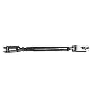 C. Sherman Johnson Jaw/Jaw Tubular Turnbuckle T-Style 3/8-24 Thread - TRAPSKI