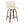 Toriano - Mid Century Modern Fixed Height Counter Stool & Square Footrest (Set of 2)