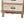 Rustic Wooden Storage Cabinet with Decorative Cutout Door