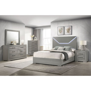 Pierce - Panel Bed LED Headboard
