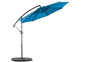 10ft Offset Hanging Market Patio Umbrella with Easy Tilt Adjustment