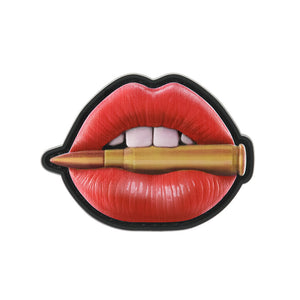 M-Tac Patch Pink Lips with Bullet PVC