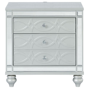Menlo - 2 Drawer Nightstand - Gray