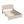 Upholstered Platform Bed With 2 Drawers And 2 Sets Of USB Ports On Each Side, Fabric