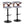 Gardenia - Contemporary Adjustable Barstool, Swivel With Rounded T Footrest (Set of 2)