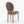 French Style Solid Wood Frame Antique Painting, Hand-Pulled Buckle Decoration Artificial Dining Chair With Nailhead Trim, Wood Legs