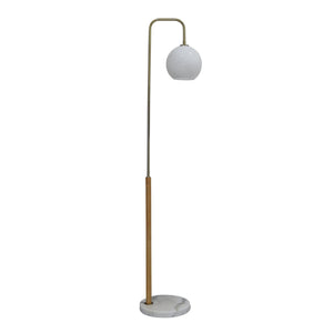 Tall Corner Floor Lamp For Living Room - White