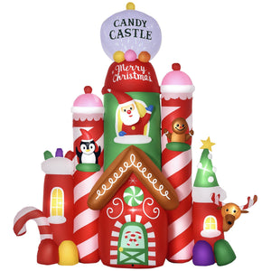 10ft Christmas Inflatables Candy Castle