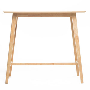 Natural Oak Wood Bar Table