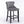 Contemporary Upholstered Wing-Back Barstools With Button Tufted Decoration And Wooden Legs, And Nailhead Trim, Leisure Style Bar Chairs, Bar Stools (Set of 2)