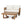 Outdoor Acacia Wood Loveseat and Coffee Table Set with Cushions