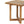 Ella - Square Side Table With Cross Stretcher Base
