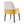 Indoor Dining Chair Set of 2 with Sturdy Frame - Beige / Yellow