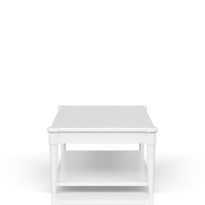 Cocktail Table With Two Storage Drawers And Casters