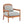 Elliston Rattan Backrest Solid Wood Accent Chair with Cushions - Set of 2