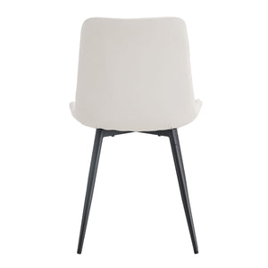 Modern Medieval Style Restaurant Cushioned Chairs With Suede Backrests