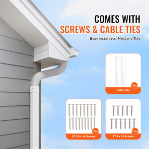 Mini Split Line Set Cover 3 Inch W x 15.8 Ft L PVC Decorative Pipe Line Cover