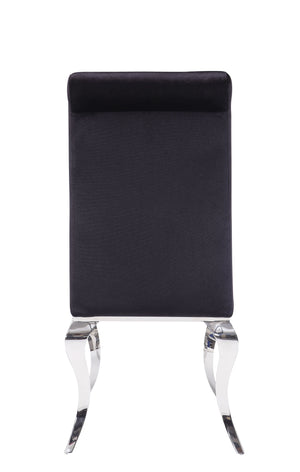Fabiola Upholstered Stainless Steel Dining Chair