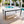 Outdoor Modern Patio Dining Table, Post Tapered Legs, Weatherproof & Rust Free