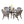 Chachere 5 Piece Dining Set