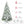 9' Tall Unlit Snow Flocked Pine Christmas Tree - Artificial Pine