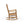 Muse Outdoor Acacia Rocking Chair With Slat Design - Teak