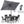 Rectangular Patio Umbrella With Crank Tilt, Polyester UV-Resistant Canopy