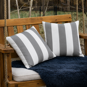 2 Pack Outdoor/Indoor Throw Pillows with Inserts