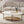 Oval Coffee Table - White / Natural