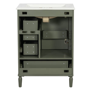 Traditional Bathroom Vanity Set With Soft Close Doors