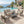 Patio Furniture Set with Coffee Table and Cushions for Backyard