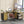 Industrial L Shaped Desk With Power Hub With 6 Drawers And Adjustable Monitor Stands - Brown