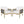 Outdoor Acacia Wood Club Chair with Handwoven Rope (Set of 2)