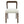 Solid Rubber Wood Dining Chairs (Walnut + Beige) Set of 2