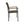 Vermilion Outdoor Dining Chair With Vertical Slat And Wooden Arm