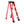 Fiberglass Single-Sided Stepladder for Electrical and Construction Use
