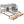 Twin Over Twin & Twin Bunk Bed With Drawers, Staircase Storage, Built In Shelves - Gray