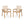 Belfast Dining Chair with Acacia Wood Frame and Mesh Seating (Set of 2)